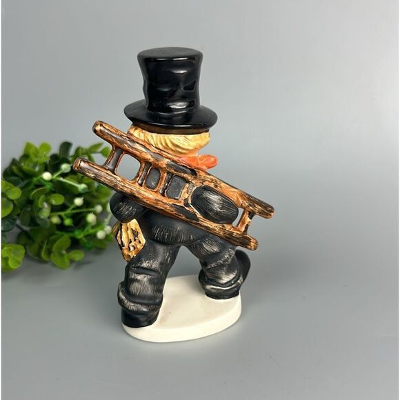 Vintage Goebel West Germany Chimney Sweep Figurine With Ladder #KF40 - Picture 3 of 9